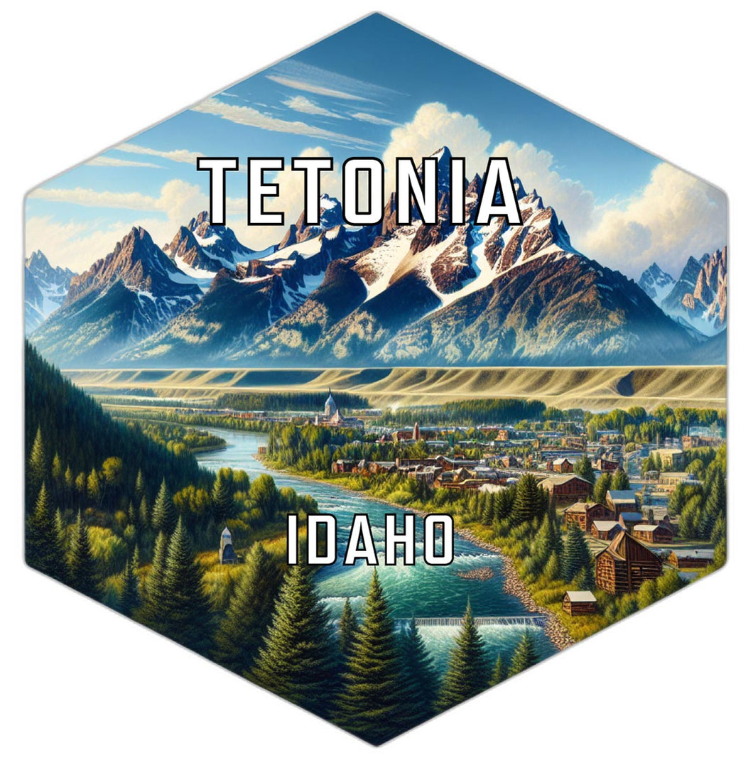 Tetonia Idaho Travel Destination Souvenir Vinyl Decal Sticker 2-Inch