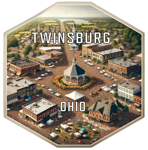 Twinsburg Ohio Travel Destination Souvenir Vinyl Decal Sticker 2-Inch