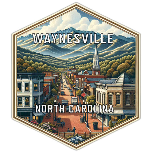 Waynesville North Carolina Travel Destination Souvenir Vinyl Decal Sticker 2-Inch