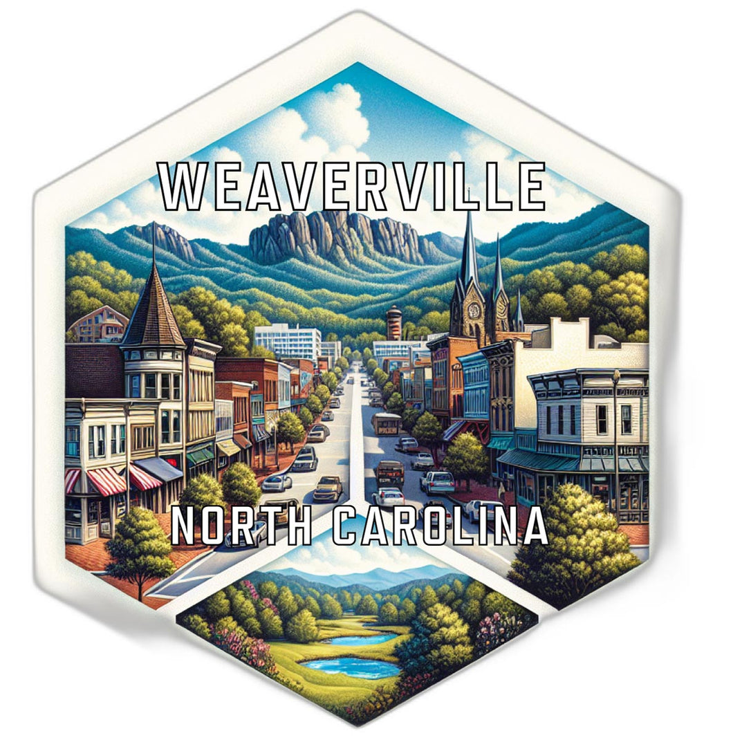 Weaverville North Carolina Travel Destination Souvenir Vinyl Decal Sticker 4-Inch