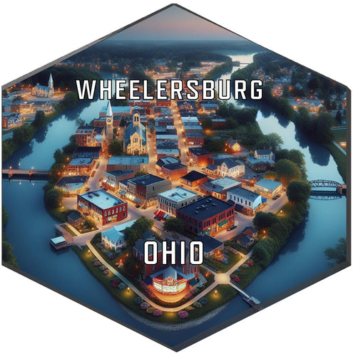 Wheelersburg Ohio Travel Destination Souvenir Vinyl Decal Sticker 2-Inch