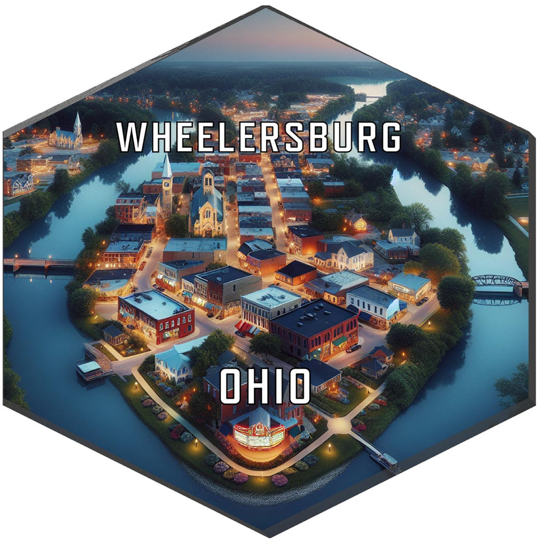 Wheelersburg Ohio Travel Destination Souvenir Vinyl Decal Sticker 2-Inch