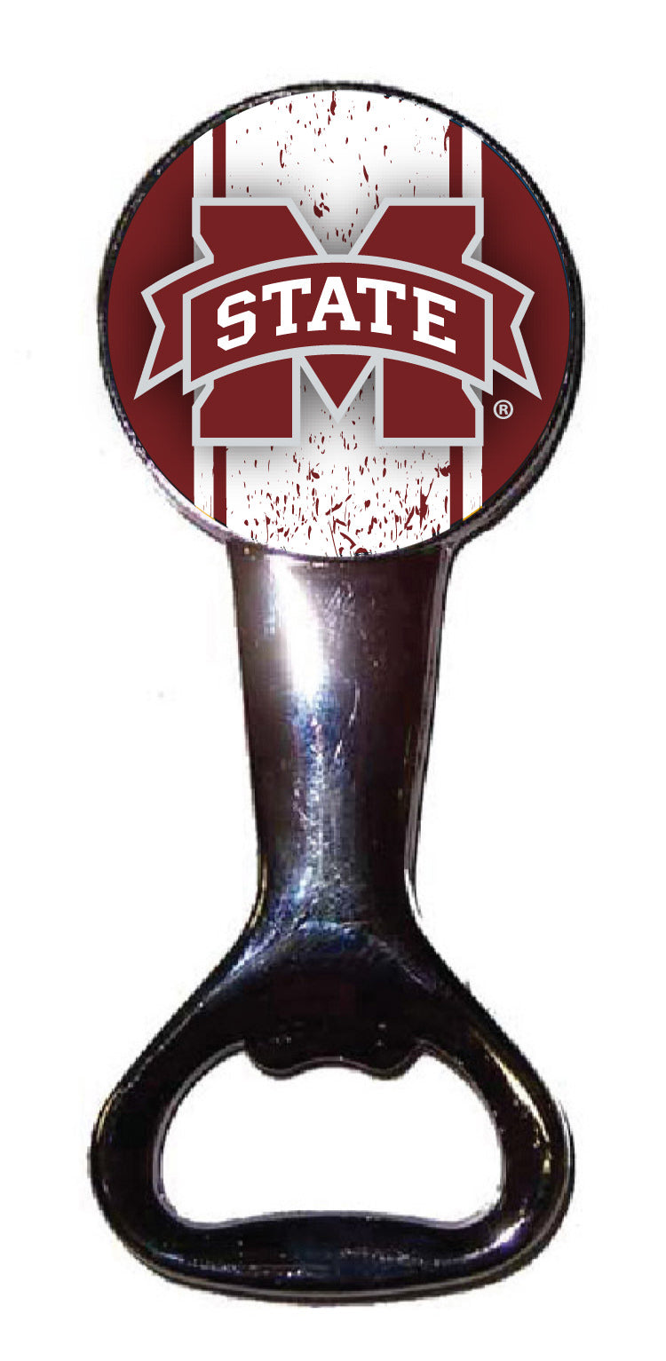 Mississippi State Bulldogs Officially Licensed Magnetic Metal Bottle Opener - Tailgate & Kitchen Essential