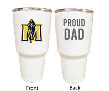 Load image into Gallery viewer, Murray State University Proud Dad 24 oz Insulated Stainless Steel Tumbler White
