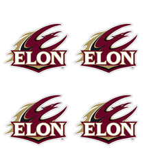 Load image into Gallery viewer, Elon University 2-Inch Mascot Logo NCAA Vinyl Decal Sticker for Fans, Students, and Alumni
