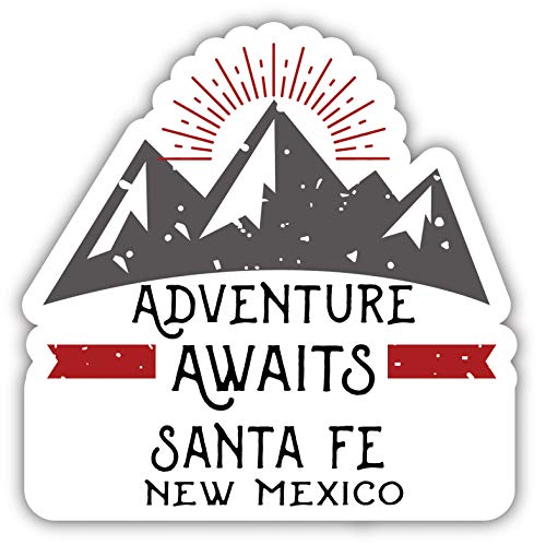 Santa Fe New Mexico Souvenir 4 Inch Vinyl Decal Sticker