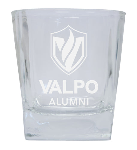 Valparaiso University 2-Pack Alumni Elegance 10oz Etched Glass Tumbler