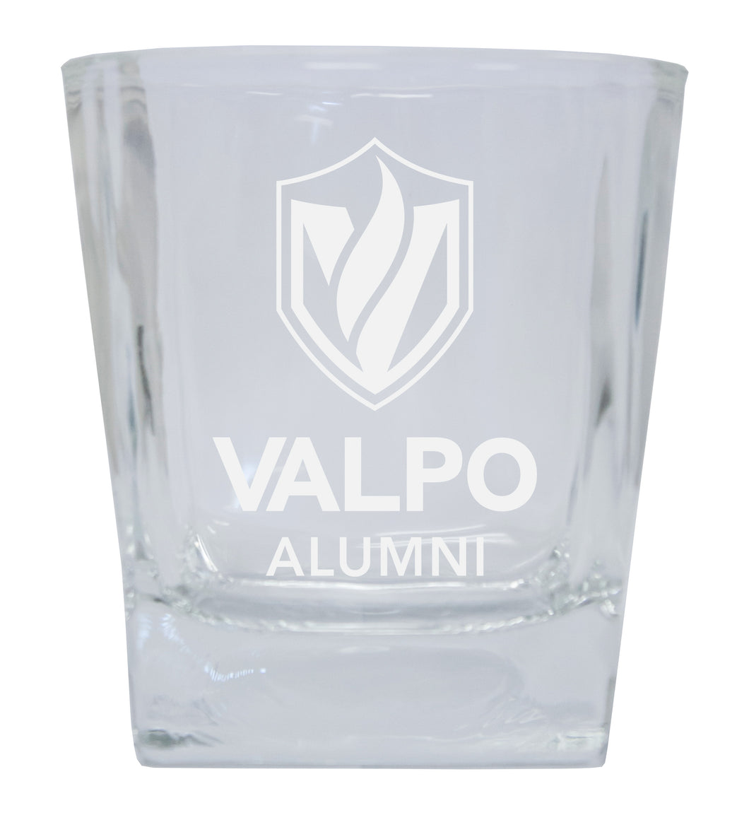 Valparaiso University 2-Pack Alumni Elegance 10oz Etched Glass Tumbler