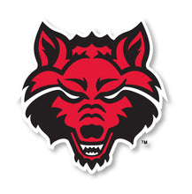 Load image into Gallery viewer, Arkansas State 2-Inch Mascot Logo NCAA Vinyl Decal Sticker for Fans, Students, and Alumni
