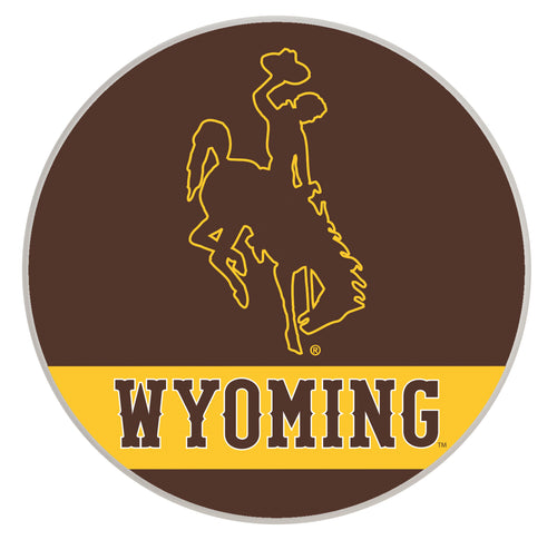 University of Wyoming Officially Licensed Paper Coasters (4-Pack) - Vibrant, Furniture-Safe Design