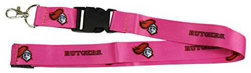 Ultimate Sports Fan Lanyard -  Rutgers Scarlet Knights Spirit, Durable Polyester, Quick-Release Buckle & Heavy-Duty Clasp