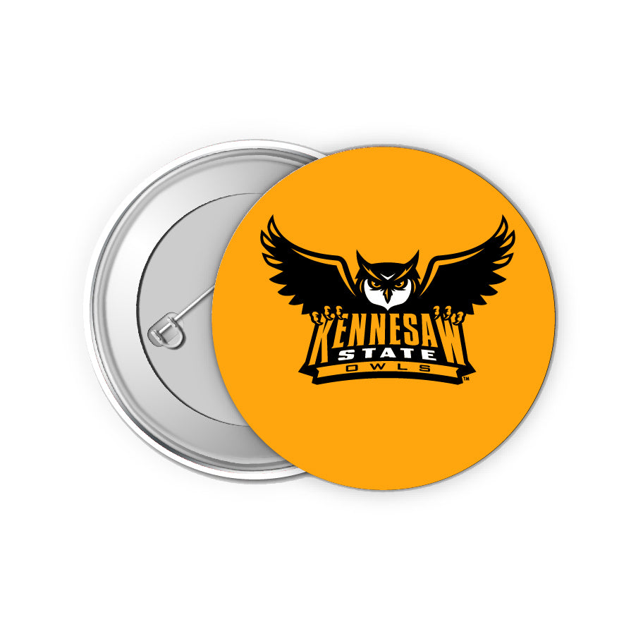 Kennesaw State University 2-Inch Button Pins (4-Pack) | Show Your School Spirit