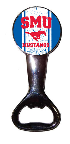 Southern Methodist University Officially Licensed Magnetic Metal Bottle Opener - Tailgate & Kitchen Essential