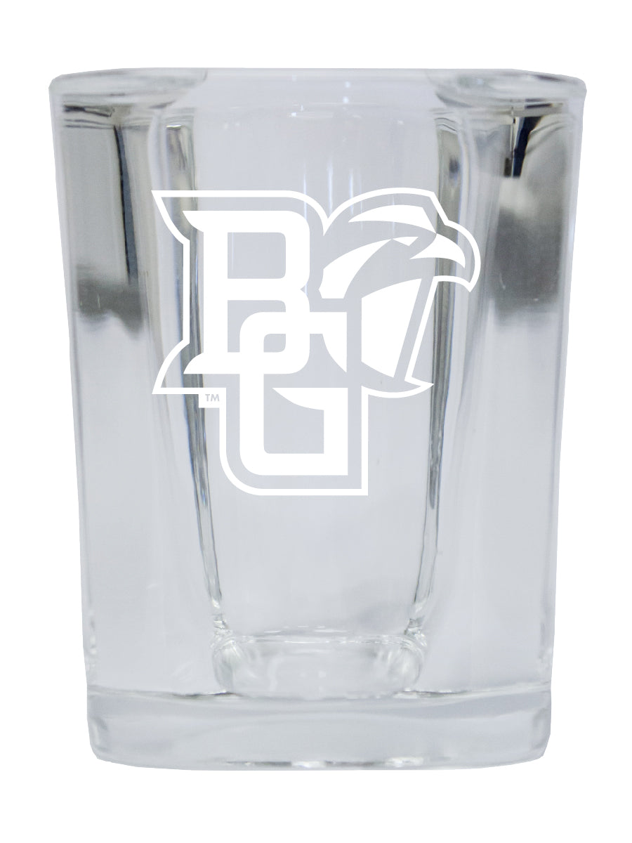 Bowling Green Falcons NCAA Collector's Edition 2oz Square Shot Glass - Laser Etched Logo 