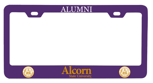 NCAA Alcorn State Braves Alumni License Plate Frame - Colorful Heavy Gauge Metal, Officially Licensed