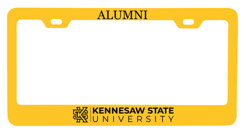 NCAA Kennesaw State University Alumni License Plate Frame - Colorful Heavy Gauge Metal, Officially Licensed