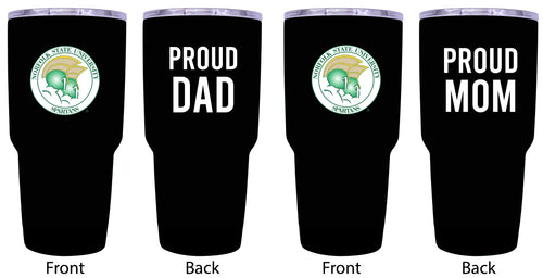 Norfolk State University Proud Parent 24 oz Insulated Tumblers Set - Black, Mom & Dad Edition