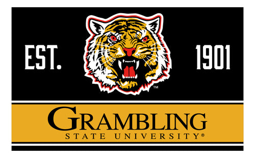 Grambling State Tigers Wood Sign with Frame