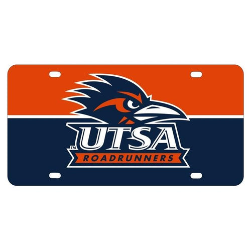 NCAA UTSA Road Runners Metal License Plate - Lightweight, Sturdy & Versatile