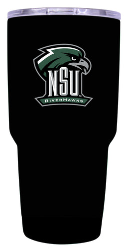 Northeastern State University Riverhawks Mascot Logo Tumbler - 24oz Color-Choice Insulated Stainless Steel Mug