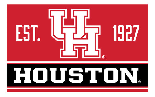 University of Houston Wood Sign with Frame