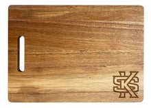 Load image into Gallery viewer, Kennesaw State University Classic Acacia Wood Cutting Board - Small Corner Logo
