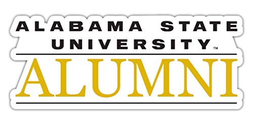 Alabama State University 4-Inch Alumni NCAA Vinyl Sticker - Durable School Spirit Decal