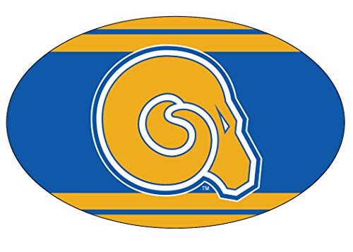 Albany State University 4-Inch Oval Shape NCAA Vinyl Decal Sticker for Fans, Students, and Alumni