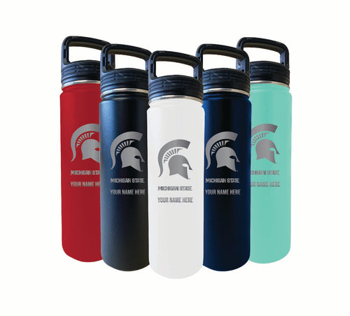 Michigan State Spartans 32oz Signature Series Steel Tumbler - Engraved with Personalized Text