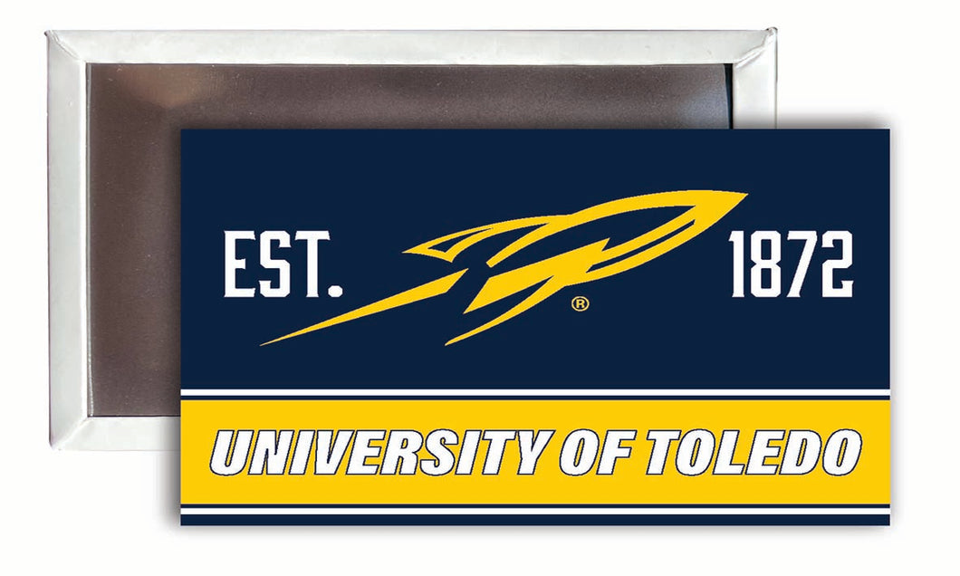 Toledo Rockets  2x3-Inch NCAA Vibrant Collegiate Fridge Magnet - Multi-Surface Team Pride Accessory Single Unit