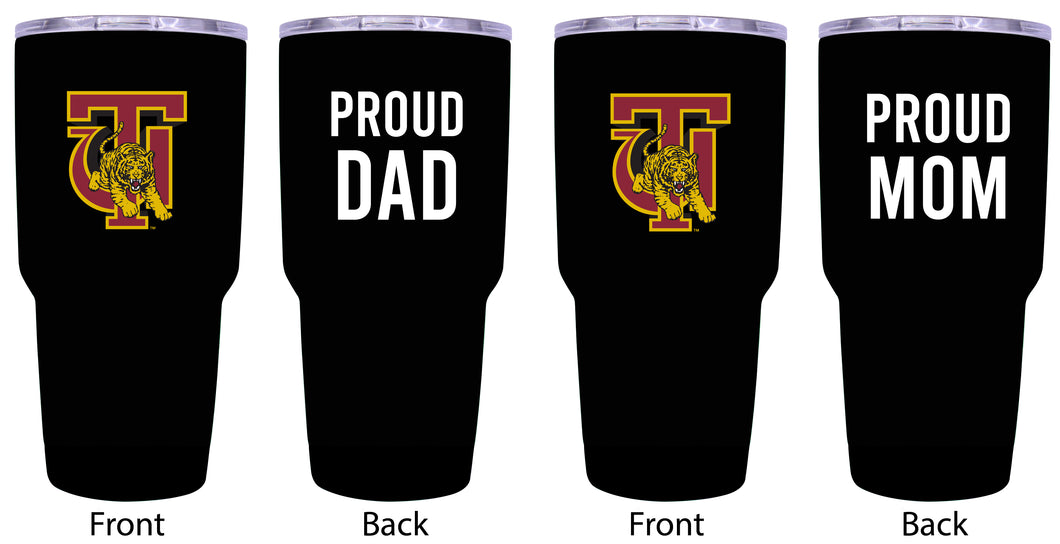 Tuskegee University Proud Parent 24 oz Insulated Tumblers Set - Black, Mom & Dad Edition