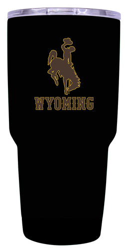 University of Wyoming Mascot Logo Tumbler - 24oz Color-Choice Insulated Stainless Steel Mug