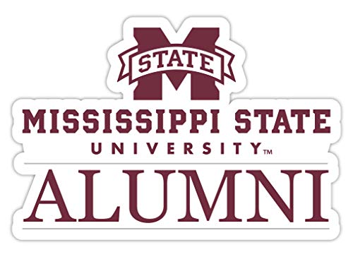 Mississippi State Bulldogs 4-Inch Alumni 4-Pack NCAA Vinyl Sticker - Durable School Spirit Decal