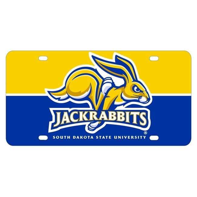 NCAA South Dakota State Jackrabbits Metal License Plate - Lightweight, Sturdy & Versatile