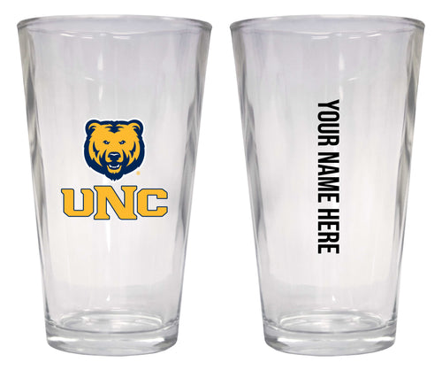 Customizable NCAA Northern Colorado Bears 16 oz Pint Glass – Perfect Gift Personalized With your own  or any fan name