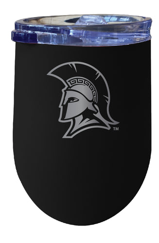 North Carolina Greensboro Spartans NCAA Laser-Etched Wine Tumbler - 12oz  Stainless Steel Insulated Cup