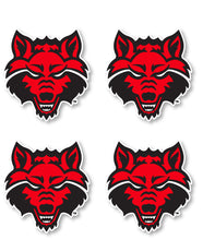 Load image into Gallery viewer, Arkansas State 2-Inch Mascot Logo NCAA Vinyl Decal Sticker for Fans, Students, and Alumni
