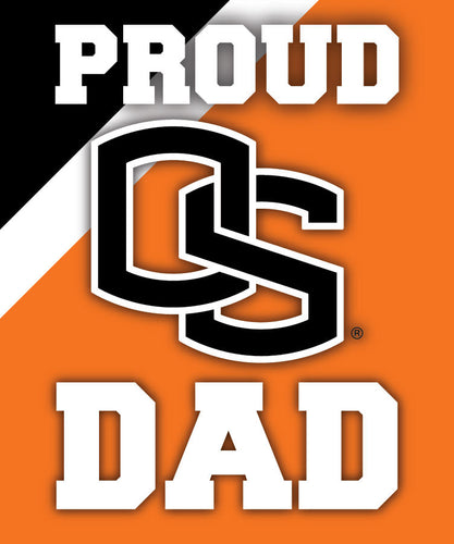 Oregon State Beavers 5x6-Inch Proud Dad NCAA - Durable School Spirit Vinyl Decal Perfect Gift for Dad