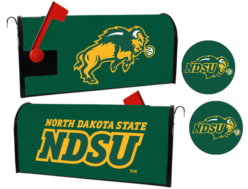 North Dakota State Bison NCAA Officially Licensed Mailbox Cover & Sticker Set