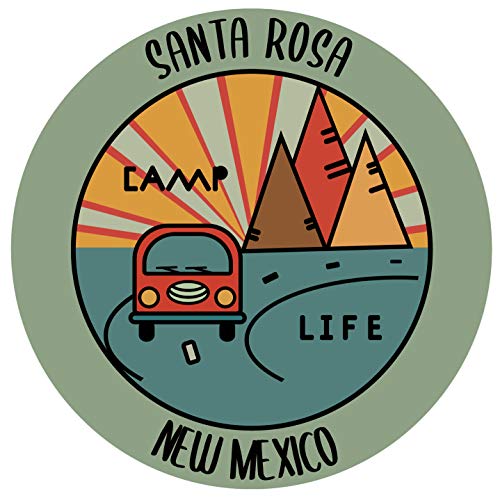 Santa Rosa New Mexico Souvenir Decorative Stickers (Choose theme and size)