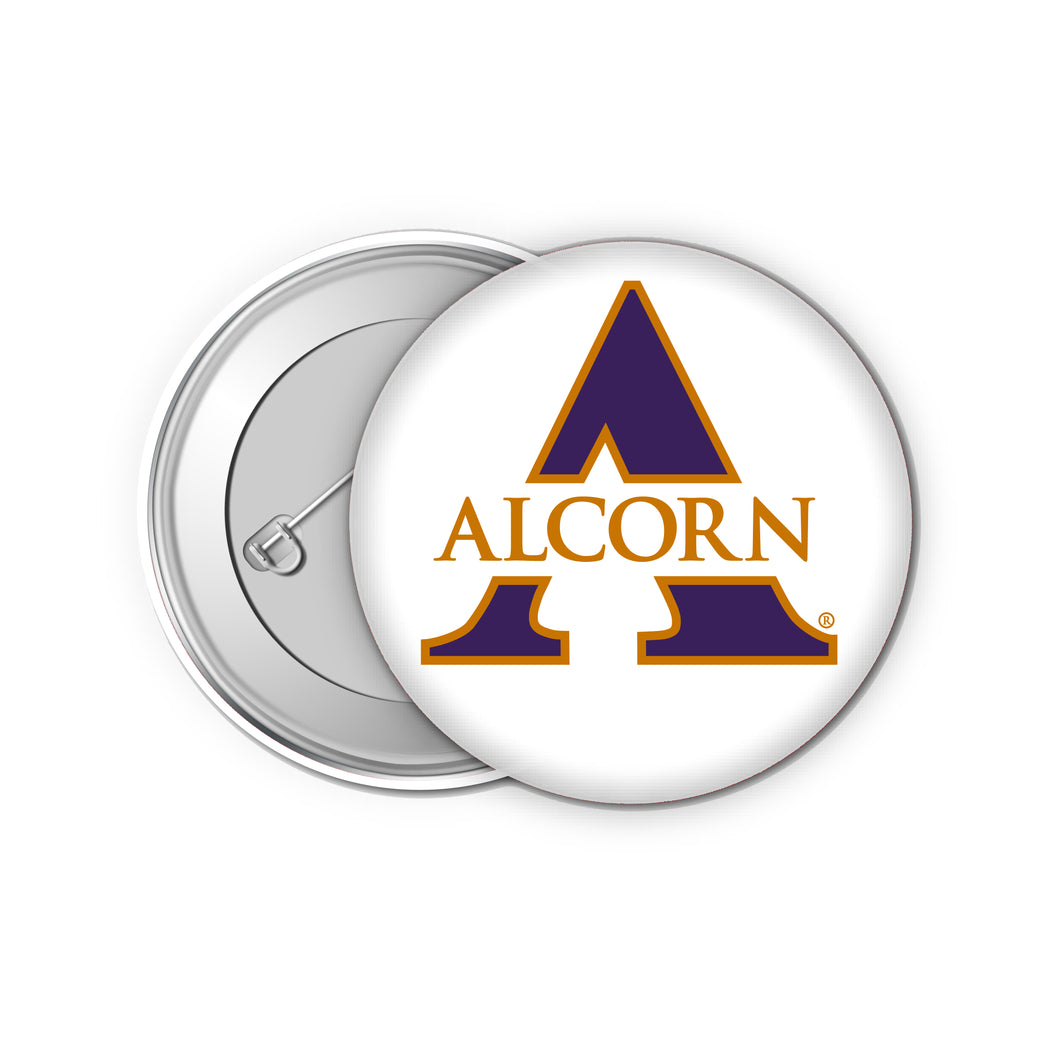 Alcorn State Braves 1-Inch Button Pins (4-Pack) | Show Your School Spirit