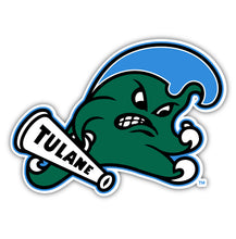 Load image into Gallery viewer, Tulane University Green Wave 2-Inch Mascot Logo NCAA Vinyl Decal Sticker for Fans, Students, and Alumni
