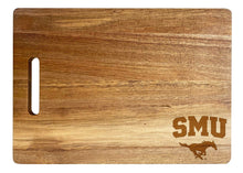 Load image into Gallery viewer, Southern Methodist University Classic Acacia Wood Cutting Board - Small Corner Logo
