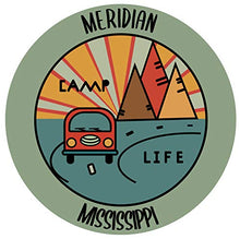 Load image into Gallery viewer, Meridian Mississippi Souvenir Decorative Stickers (Choose theme and size)
