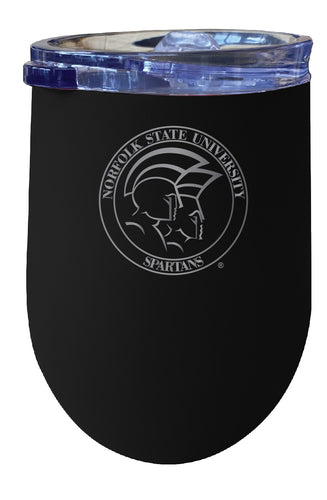 Norfolk State University NCAA Laser-Etched Wine Tumbler - 12oz  Stainless Steel Insulated Cup