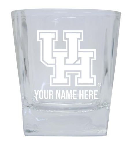 University of Houston NCAA Spirit Elegance - 5 ozPersonalized With Custom Name Etched Shooter Glass Tumbler