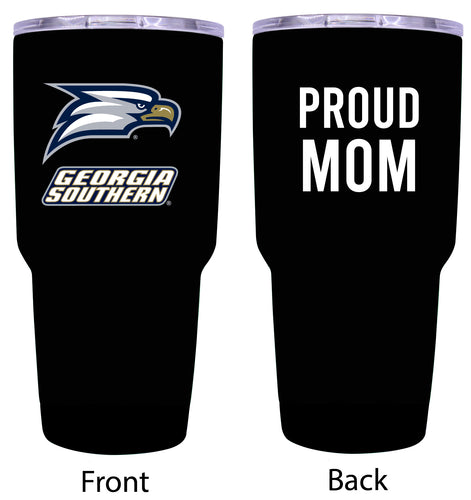 Georgia Southern Eagles Proud Mom 24 oz Insulated Stainless Steel Tumbler - Black