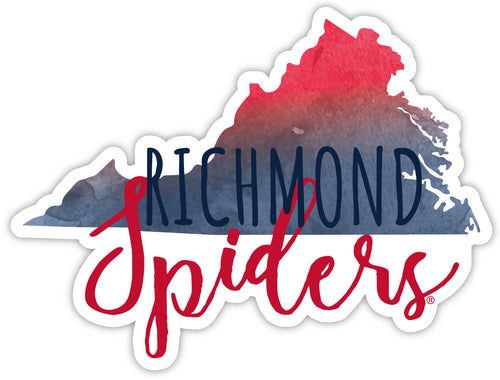 Richmond Spiders 2-Inch on one of its sides Watercolor Design NCAA Durable School Spirit Vinyl Decal Sticker