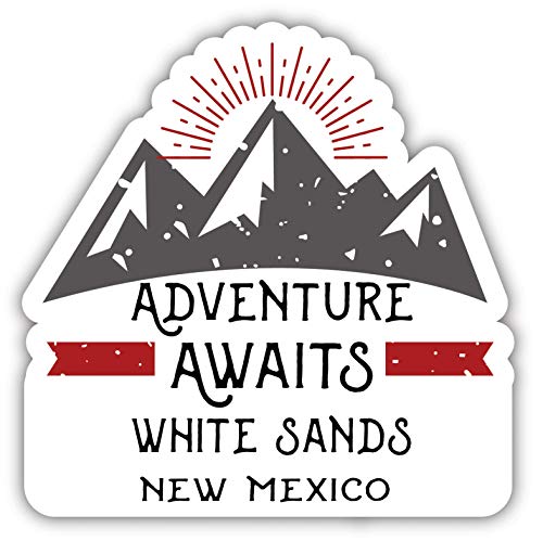 White Sands New Mexico Souvenir Decorative Stickers (Choose theme and size)