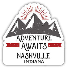 Load image into Gallery viewer, Nashville Indiana Souvenir Decorative Stickers (Choose theme and size)
